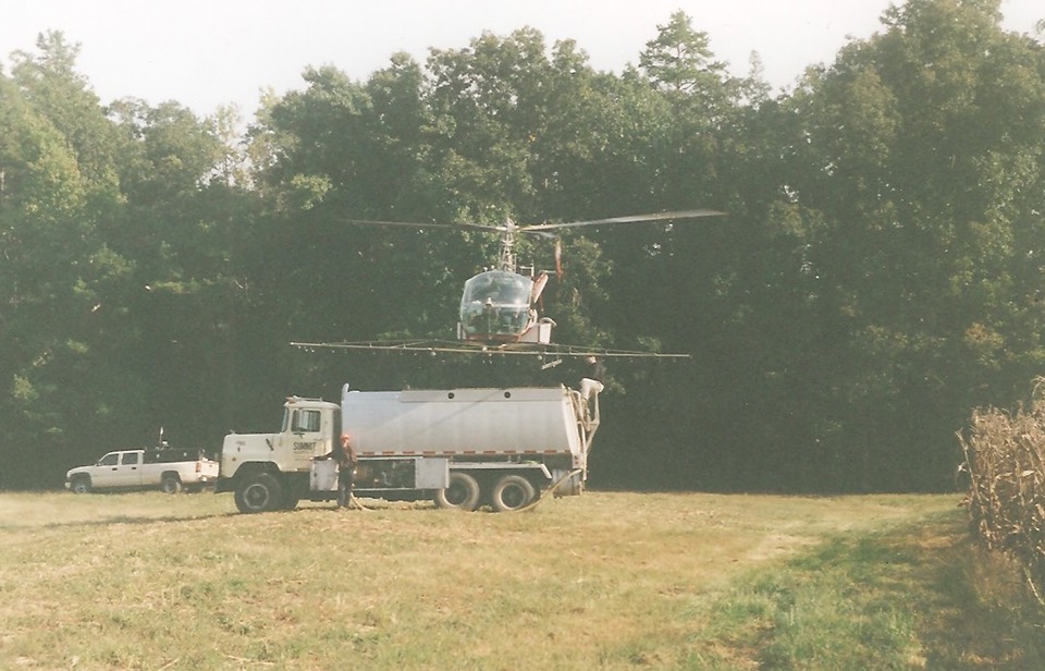 Aerial Spray Refilling